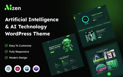 Aizen - Artificial Intelligence & AI Technology WordPress Theme