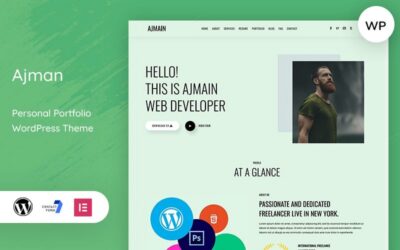 Ajman - Personal Portfolio WordPress Theme