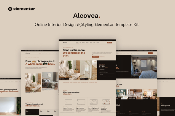 Alcovea - Online Interior Design & Styling Elementor Template Kit Alcovea - Online Interior Design & Styling Elementor Template Kit