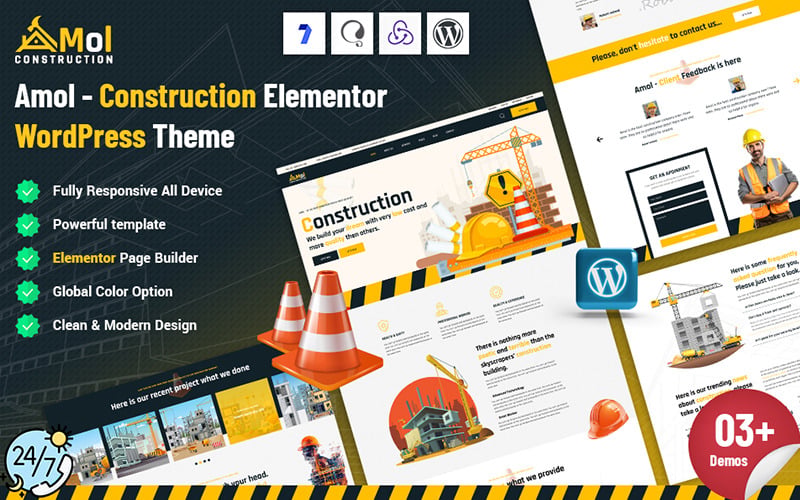 Amol - Construction Elementor WordPress Theme Amol - Construction Elementor WordPress Theme