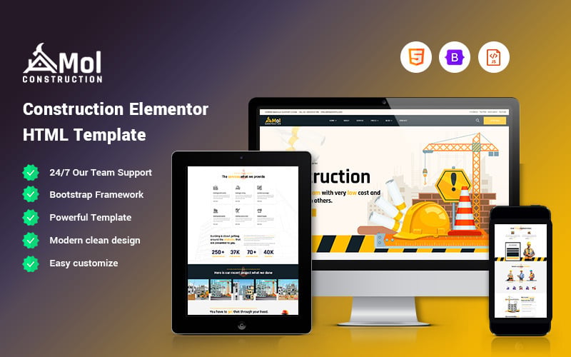 Amol - Construction Website Template Amol - Construction Website Template