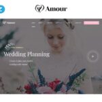 Amour - Wedding Multipage Clean Bootstrap HTML Website Template