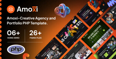 Amoxi - Creative Agency and Portfolio PHP Template