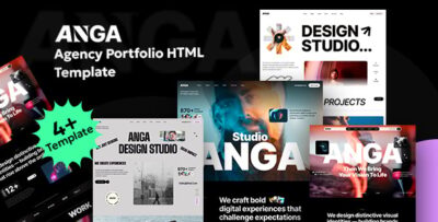 ANGA - Creative Agency & Portfolio HTML Template