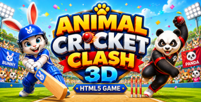 Animal Cricket Clash 3D | HTML5 Game