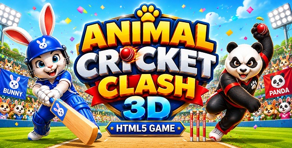 Animal Cricket Clash 3D | HTML5 Game Animal Cricket Clash 3D | HTML5 Game