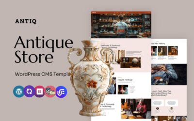 Antiq -  Antique Store And Vintage Collection Multipurpose WordPress Elementor Theme