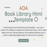 Aoa - Book Library Html Template