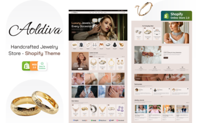 Aoldiva - Luxury Jewelry & Fashion Accessories Shopify Theme