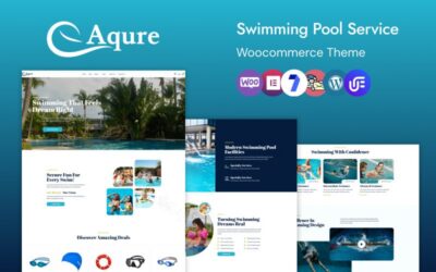 Aqure - Swimming Pool Cleaning and Maintenance WooCommerce WordPress Theme