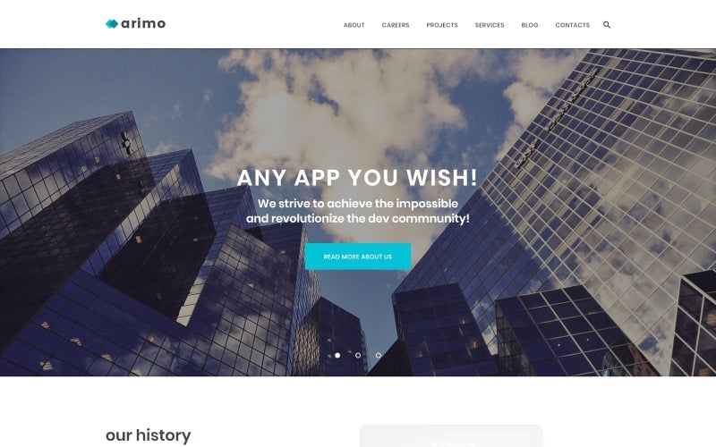 Arimo - Software and App Development WordPress Theme Arimo - Software and App Development WordPress Theme