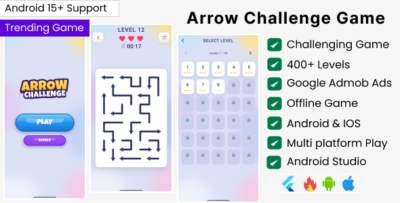 Arrow Challenge | Flutter Puzzle Game with AdMob