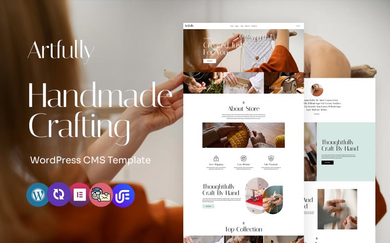 Artfully - Handmade And Crafting Multipurpose WordPress Elementor Theme Artfully - Handmade And Crafting Multipurpose WordPress Elementor Theme