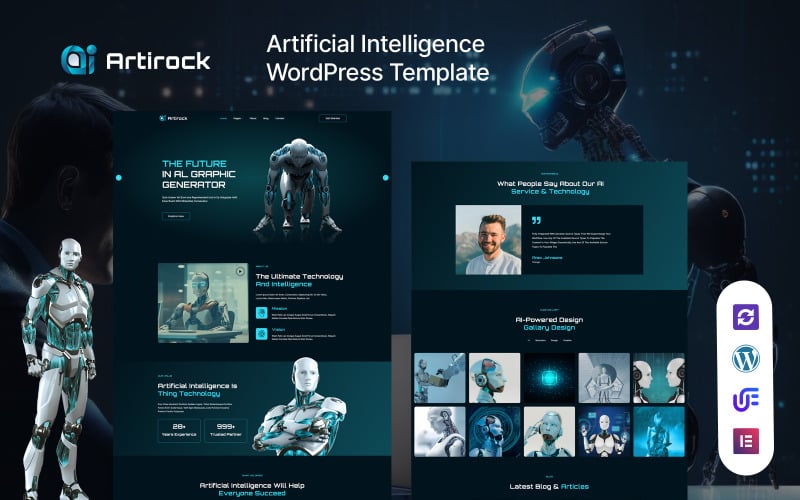 Artirock - Artificial Intelligence And Technology WordPress Theme Artirock - Artificial Intelligence And Technology WordPress Theme