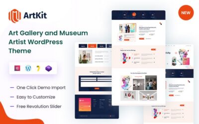 Artkit - Art Gallery and Museum Artist  WordPress Theme