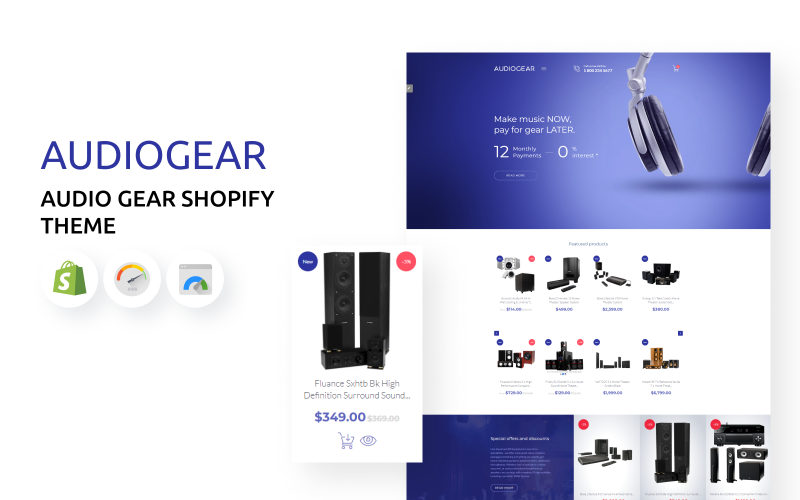 Audio Gear eCommerce Shopify Theme Audio Gear eCommerce Shopify Theme