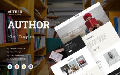 Authar - Book Author HTML Template