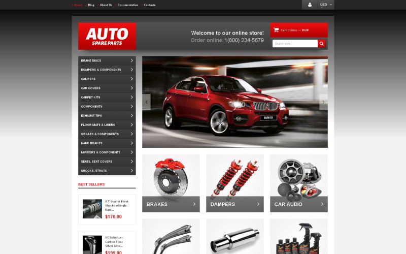 Auto Parts Responsive Shopify Theme Auto Parts Responsive Shopify Theme