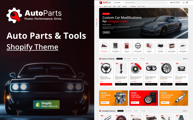 AutoParts - Auto Spare Parts & Car Accessories Store Shopify Theme AutoParts - Auto Spare Parts & Car Accessories Store Shopify Theme