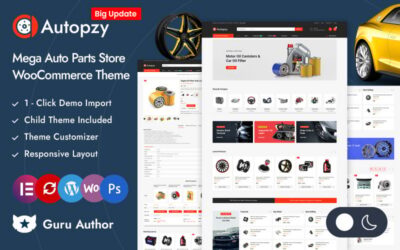 Autopzy - Auto Parts and Tools Store Elementor WooCommerce Responsive Theme