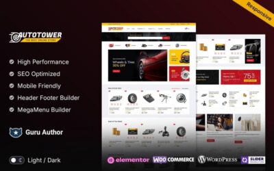 Autotower - Auto Parts, Tools and Equipment Responsive WooCommerce Theme