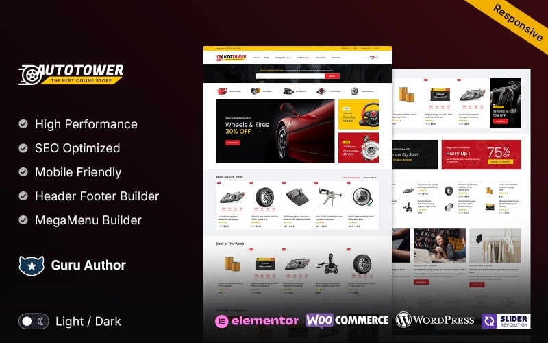 Autotower - Auto Parts, Tools and Equipment Responsive WooCommerce Theme Autotower - Auto Parts, Tools and Equipment Responsive WooCommerce Theme