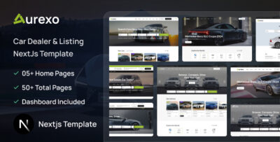 Auxero Car Dealer & Listing NextJs Template