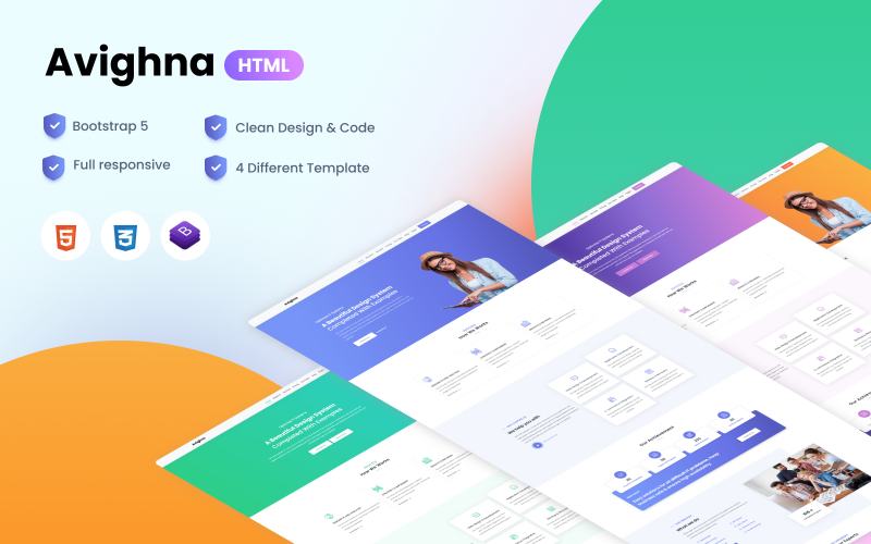 Avighna - Responsive Minimal Business Website Template Avighna - Responsive Minimal Business Website Template