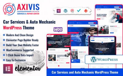 Axivis - Car Services and Auto Mechanic WooCommerce Theme