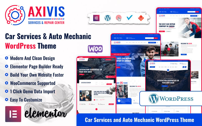 Axivis - Car Services and Auto Mechanic WooCommerce Theme Axivis - Car Services and Auto Mechanic WooCommerce Theme