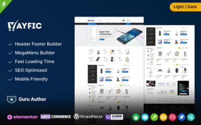Ayfic - Electronics and Multipurpose Mega Shop WooCommerce Theme