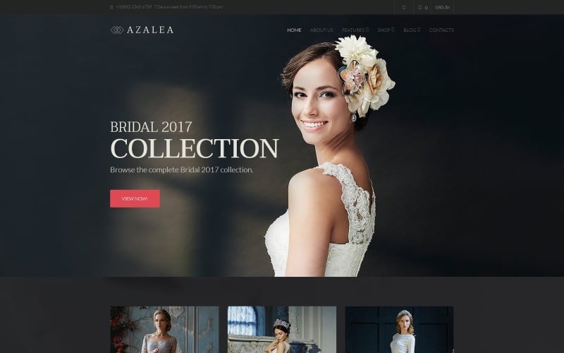 Azalea - Wedding Store WooCommerce Theme Azalea - Wedding Store WooCommerce Theme