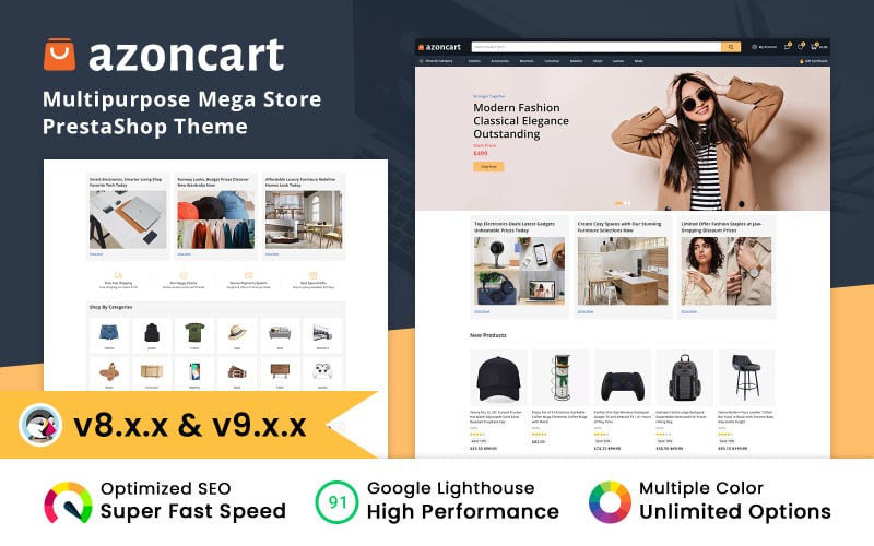 Azoncart Multipurpose Mega Shop Prestashop Theme Azoncart Multipurpose Mega Shop Prestashop Theme