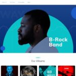 B-Rock Band - Music Band Multipage Creative HTML Website Template