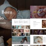 Babypiks -  Newborn Photography WordPress Elementor Theme