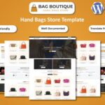 Bag Boutique - Luxury Hand Bags Selling Store WordPress Elementor Template