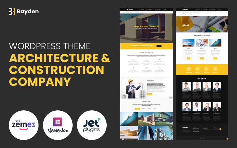 Bayden - Architecture & Construction Company Responsive WordPress Theme Bayden - Architecture & Construction Company Responsive WordPress Theme