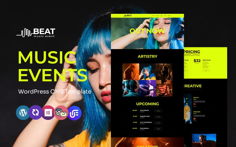 Beat - Music Events Multipurpose WordPress Elementor Theme Beat - Music Events Multipurpose WordPress Elementor Theme
