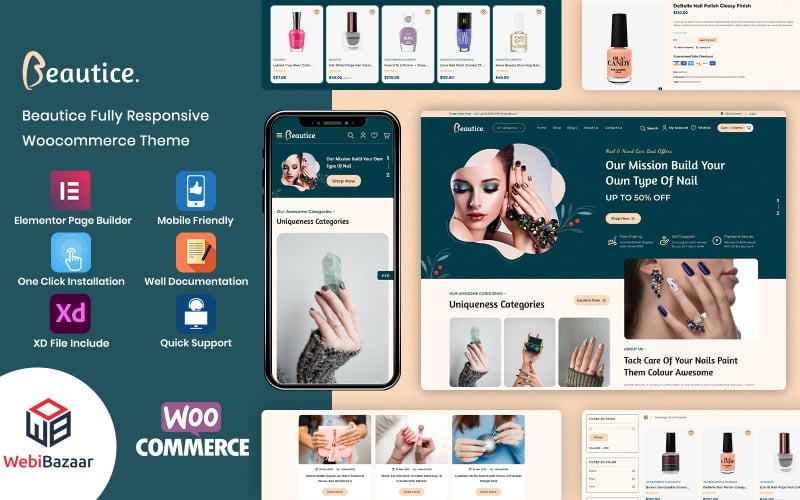 Beautice - Beauty & Cosmetics WooCommerce Theme Beautice - Beauty & Cosmetics WooCommerce Theme