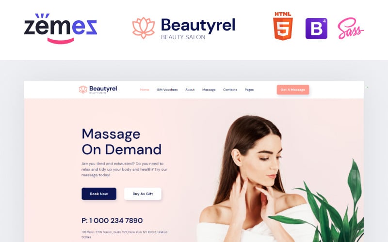 Beautyrel - Beauty Salon Responsive Website Template Beautyrel - Beauty Salon Responsive Website Template
