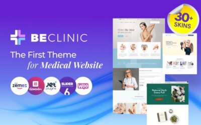 BeClinic - Medical WordPress Theme (Multipurpose) - Dentist, Surgery, Pharmacy and more