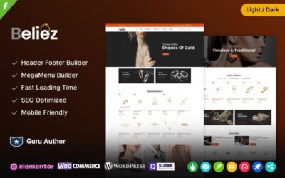 Beliez - Jewelry  Shop and Fashion Store WooCommerce Theme