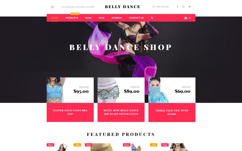 Belly Dance Shopify Theme Belly Dance Shopify Theme