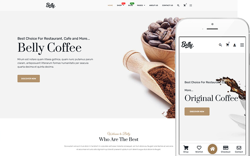 Belly - Theme for Coffee & Drinks Store WooCommerce Theme Belly - Theme for Coffee & Drinks Store WooCommerce Theme