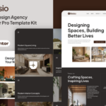 Belsio - Interior Design Agency Elementor Pro Template Kit