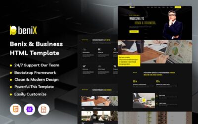 Benix - Business Elementor Website Template