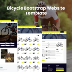 Bicycle Bootstrap Website Template