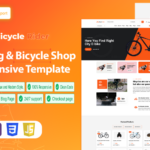 BicycleRider  - Cycling & Bicycle Shop Responsive HTML Template
