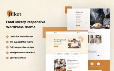 Bikot - Food Bakery WordPress Theme