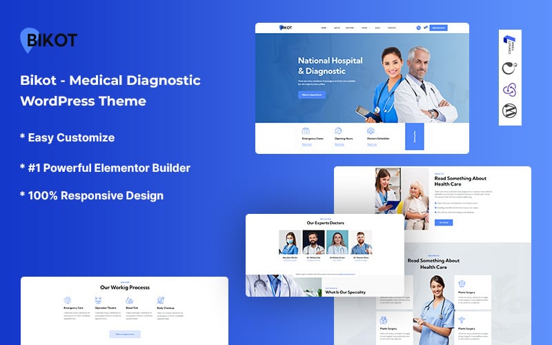 Bikot - Medical Diagnostic WordPress Theme Bikot - Medical Diagnostic WordPress Theme